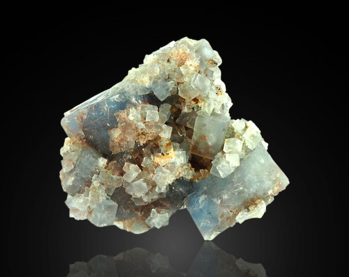 fluorescent FLUORITE 5,4 x 4,8 x 2,2 cm GERMANY 12611