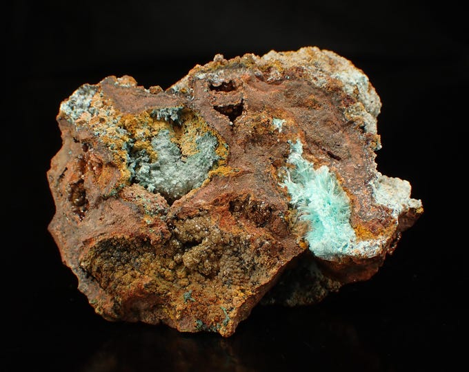 AURICHALCITE with smithsonite crystals 6,0 x 4,7 x 2,5 cm MEXICO 11993