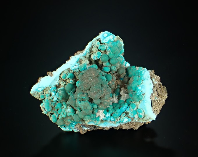 CHRYSOCOLLA crystals 4,5 x 3,2 x 2,6 cm Planet mine, U.S. 11341