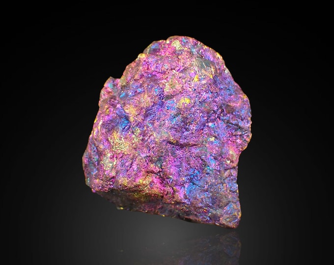 CHALCOPYRITE iridescent crystals 4,5 x 4,0 x 2,5 cm MEXICO
