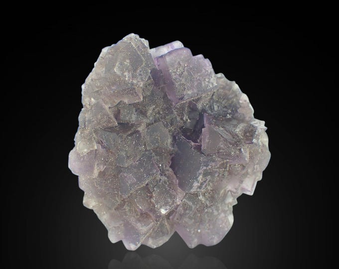 FLUORITE purple crystals 5,7 x 4,8 x 3,2 cm NAMIBIA 11543
