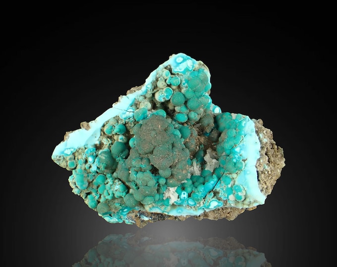CHRYSOCOLLA crystals 4,5 x 3,2 x 2,6 cm Planet mine, U.S. 11341