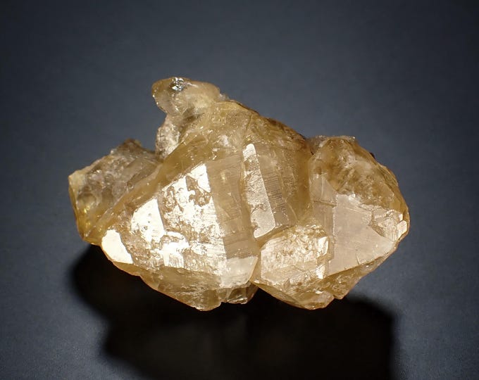 CERUSSITE fluorescent crystals - Mibladen, Morocco