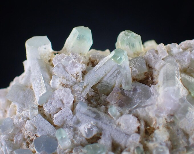 TOURMALINE green crystals 3,8 x 3,0 x 1,3 cm AFGHANISTAN