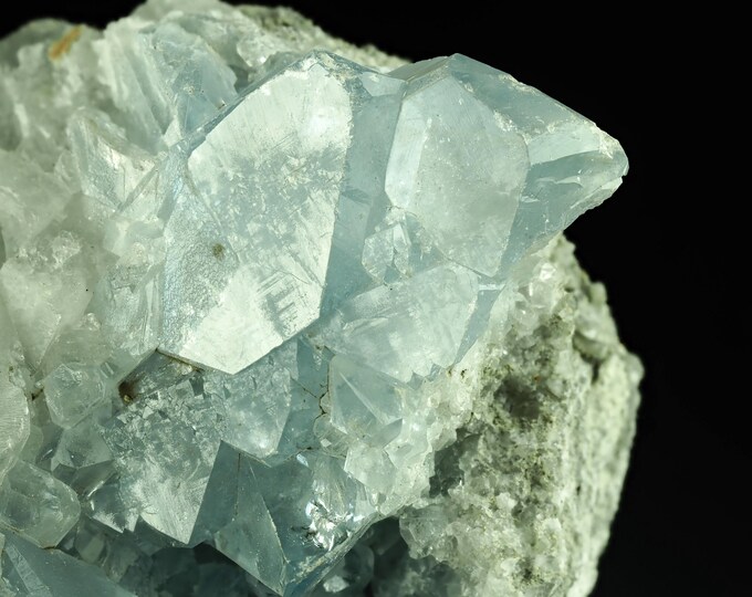 CELESTINE blue crystal cluster from Madagascar *12324