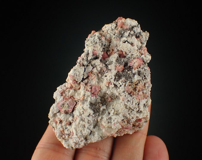 GARNET var ROSOLITE crystal cluster from MEXICO 1089N