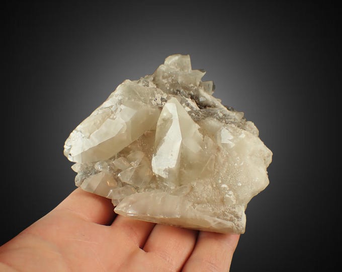 CALCITE crystal cluster from Moscona mine, SPAIN 1066N
