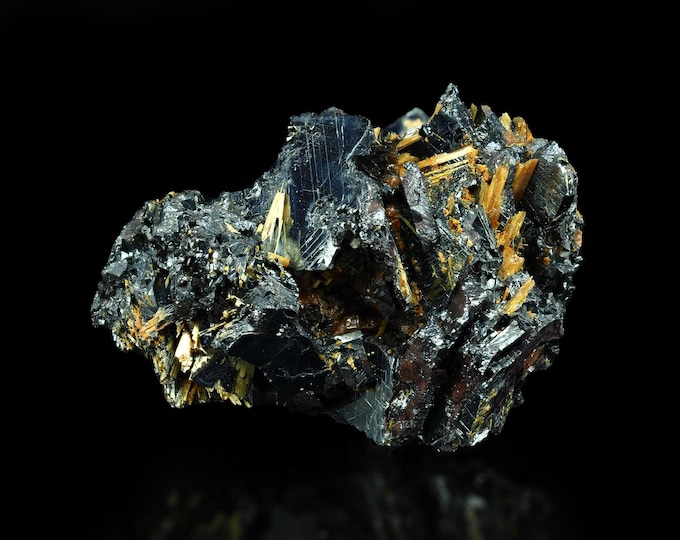 RUTILE on hematite crystals 2,5 x 1,8 x 1,7 cm BRAZIL