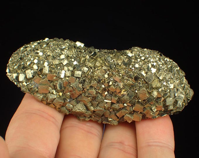 PYRITE crystal cluster 8,0 x 3,2 x 3,0 cm TURKEY
