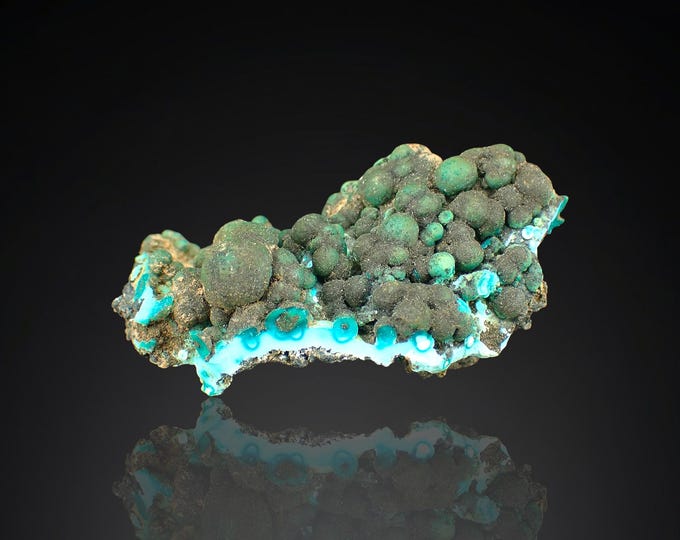 CHRYSOCOLLA crystals 4,7 x 2,4 x 2,3 cm Planet mine, U.S.
