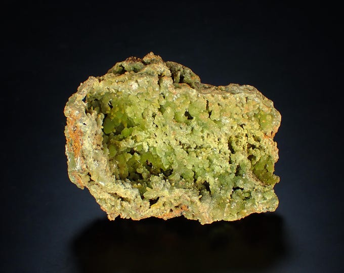 MIMETITE with Wulfenite 5,6 x 4,0 x 2,0 cm MEXICO
