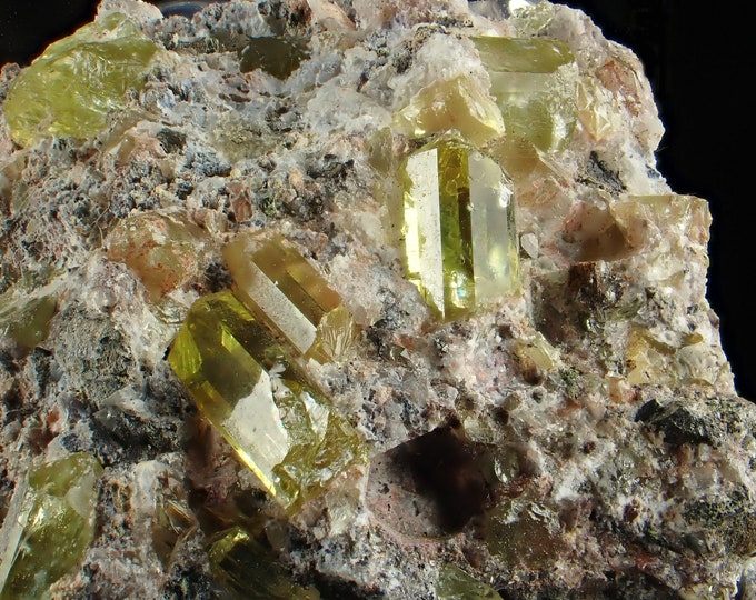 FLUORAPATITE green crystals from MEXICO 11139