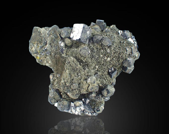 GALENA crystals 5,5 x 4,5 x 2,8 cm from Sweetwater mine, U.S. 11666