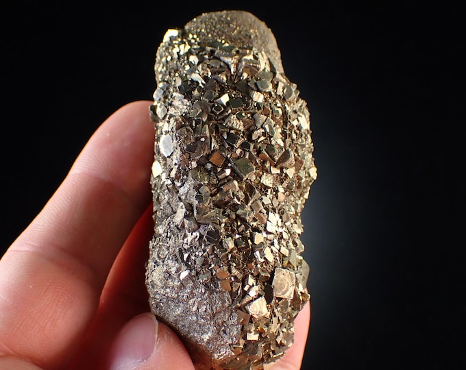 PYRITE crystal cluster 7,7 x 3,8 x 2,8 cm TURKEY