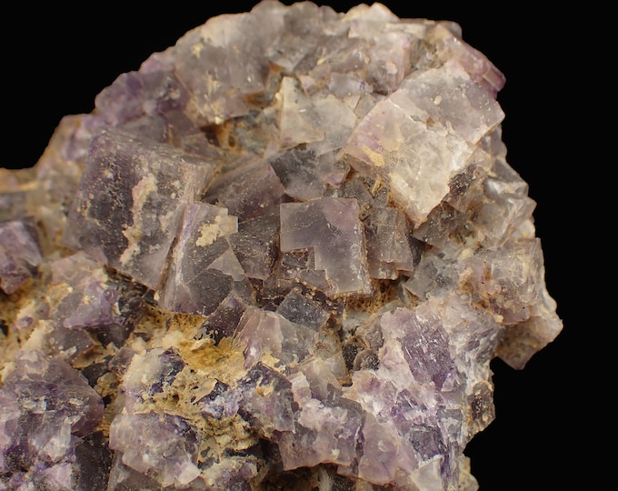 fluorescent FLUORITE crystals 7,3 x 5,0 x 2,7 cm GERMANY 12961