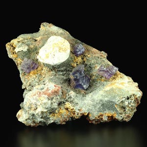 fluorescent FLUORITE crystals 11,0 x 8,0 x 3,7 cm Mexico 12175