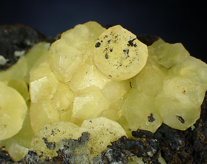 CALCITE with Ferrosaponite Crystals - Grabiszyce, Poland