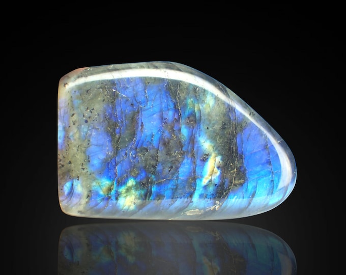 LABRADORITE polished free form 11,4 x 7,5 x 4,0 cm MADAGASCAR