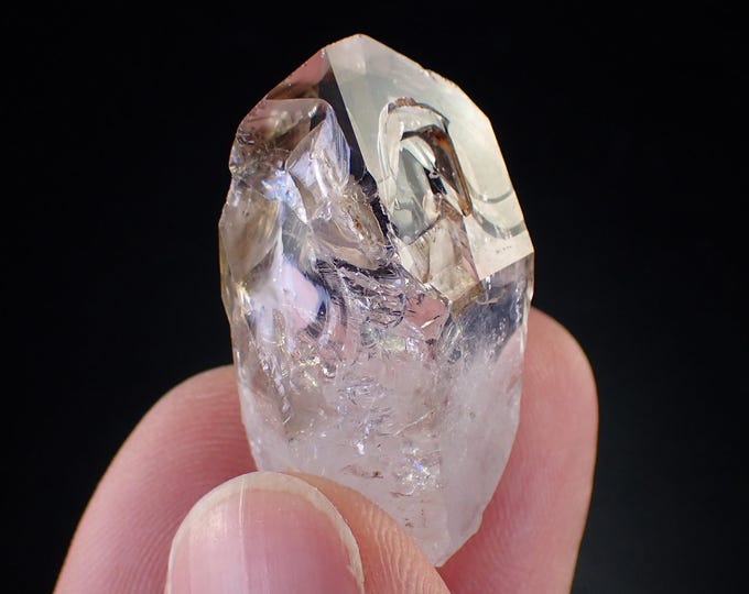 Gem Clear Window Quartz Crystal - 3,5 x 1,8 x 1,5 cm - Neuschwaben Farm, Namibia
