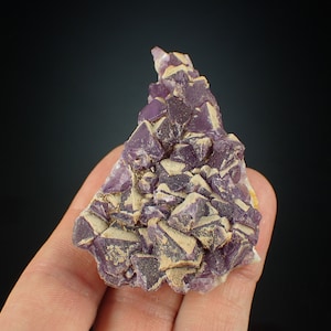 Cristalli viola FLUORITE dal MESSICO 1195N