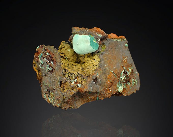 ROSASITE crystals on matrix 4,7 x 3,2 x 3,0 cm MEXICO