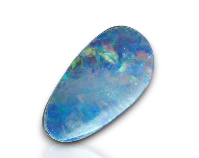 OPAL doublet cabochon 0,8 x 0,4 x 0,2 cm from AUSTRALIA