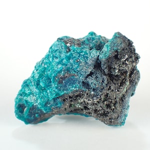 CHRYSOCOLLA with heterogenite crystals from DR CONGO 9658 image 2