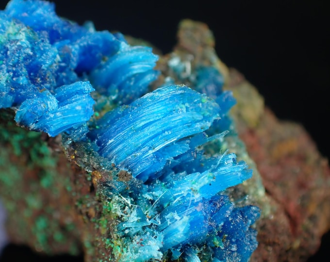 CHALCANTHITE natural crystals 3,3 x 3,0 x 2,2 cm Planet mine, U.S.