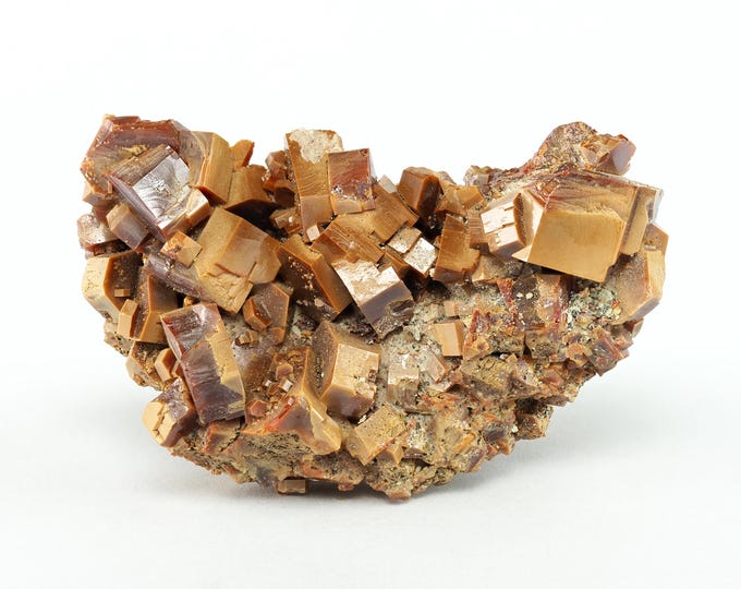 VANADINITE crystals 5,5 x 3,3 x 2,5 cm from MOROCCO 12451