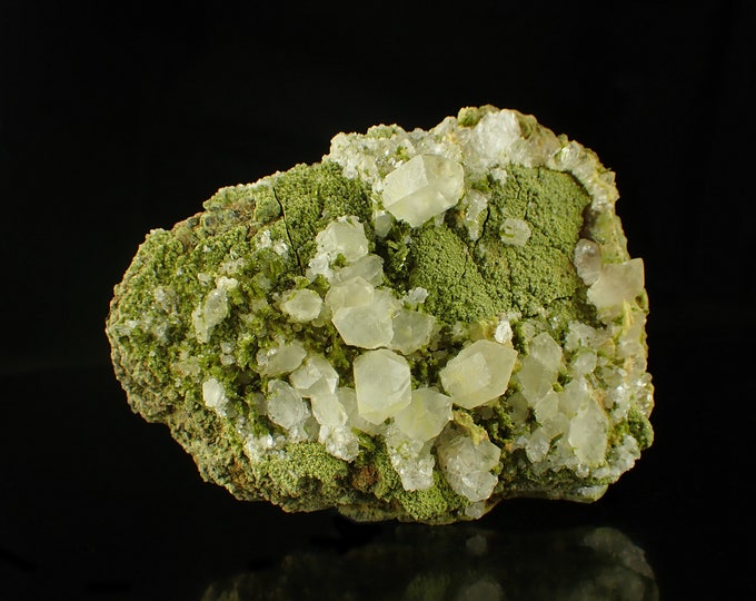 QUARTZ with clinozoisite crystals from SPAIN 11109