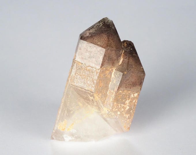 phantom QUARTZ with hematite 4,0 x 2,2 x 1,3 cm - Orange River SOUTH AFRICA