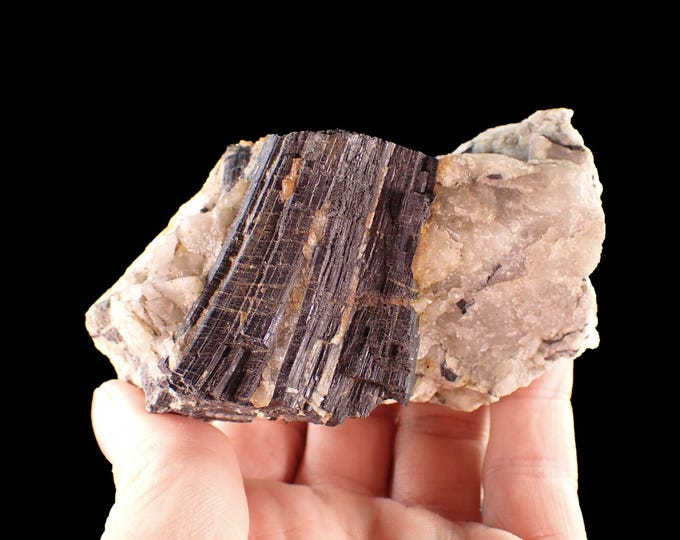 TOURMALINE black crystals 8,5 x 5,5 x 4,5 cm POLAND
