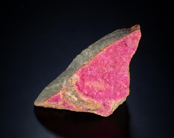 COBALTO CALCITE Crystals on Matrix from Musonoi Mine, DR Congo