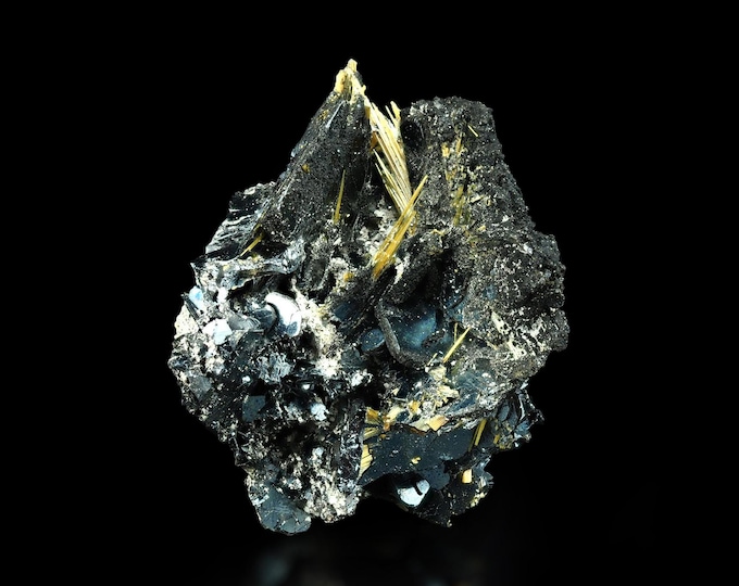 RUTILE on hematite crystals 2,0 x 1,5 x 1,5 cm BRAZIL