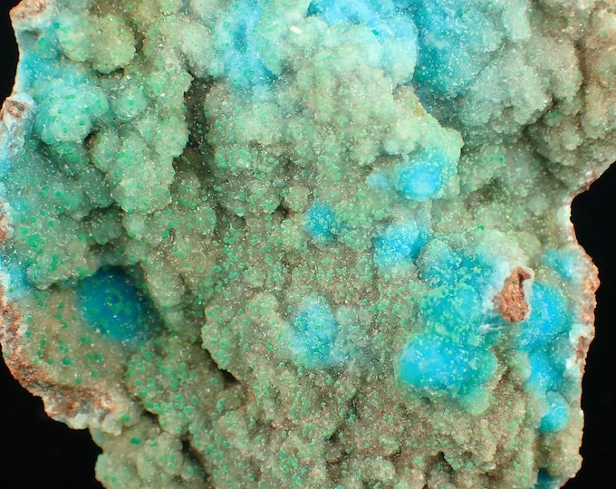 HEMIMORPHITE with Zincolibethenite 5,2 x 3,7 x 2,0 cm from CONGO 13178