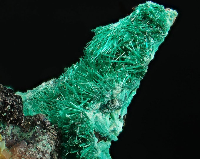 BROCHANTITE crystals on matrix 4,0 x 3,0 x 2,2 cm from CHILE 13340