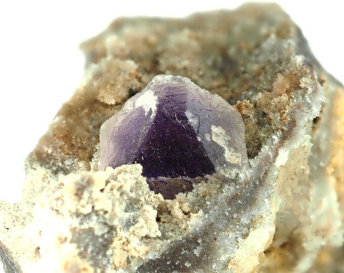 purple FLUORITE 7,0 x 4,0 x 2,5 cm Mexico 12518