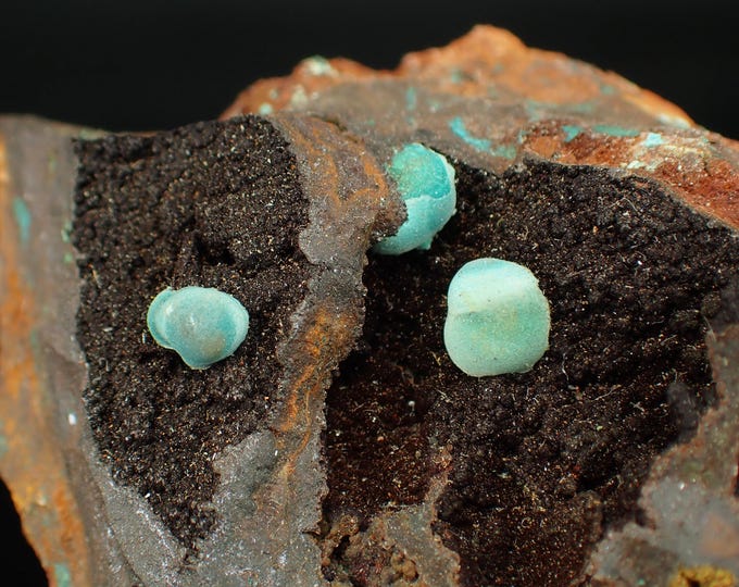 ROSASITE crystals on matrix 5,5 x 3,5 x 1,8 cm MEXICO