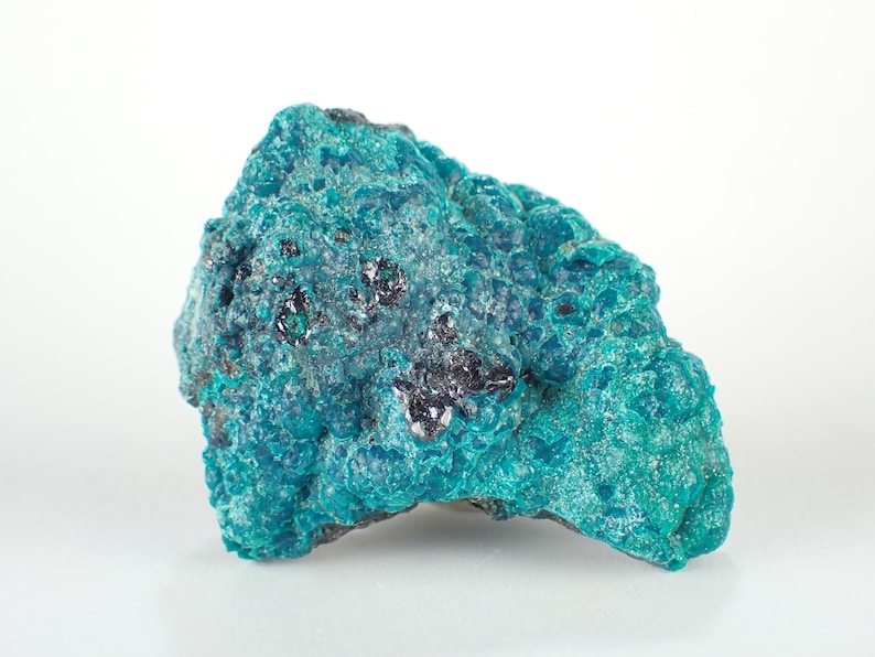 CHRYSOCOLLA with heterogenite crystals from DR CONGO 9658 image 1