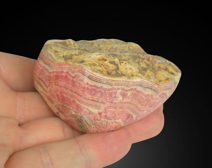 RHODOCHROSITE polished specimen 5,7 x 5,5 x 2,5 cm ARGENTINA *13206