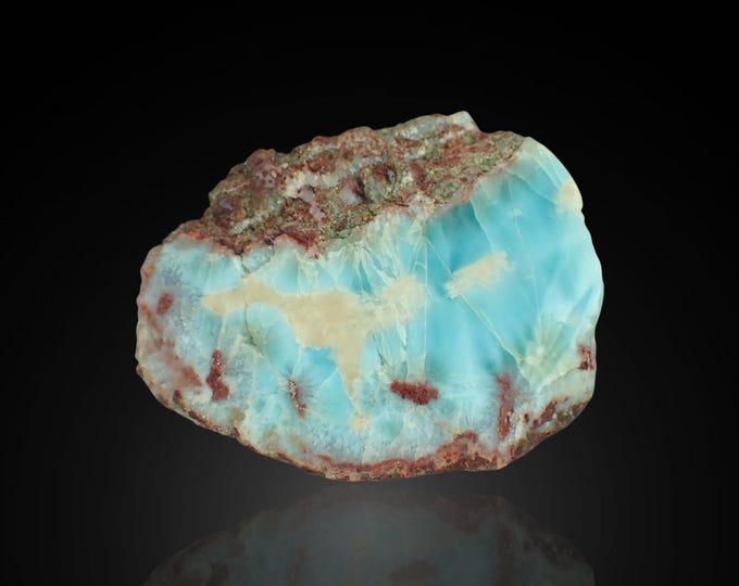 LARIMAR polished slice 4,7 x 3,5 x 1,9 cm DOMINICANA 13404