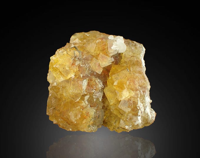 FLUORITE fluorescent crystals 7,0 x 6,5 x 4,5 cm SPAIN 12730