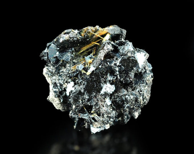 RUTILE on hematite crystals 2,3 x 1,9 x 1,3 cm BRAZIL