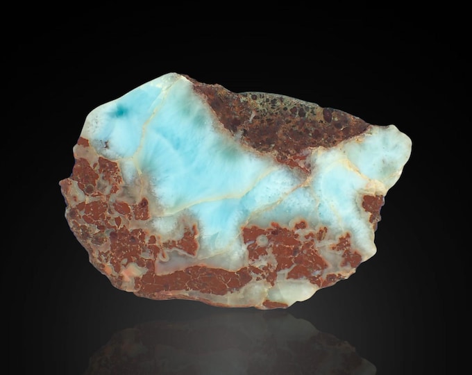 LARIMAR polished slice 4,2 x 2,8 x 1,7 cm DOMINICANA 13422