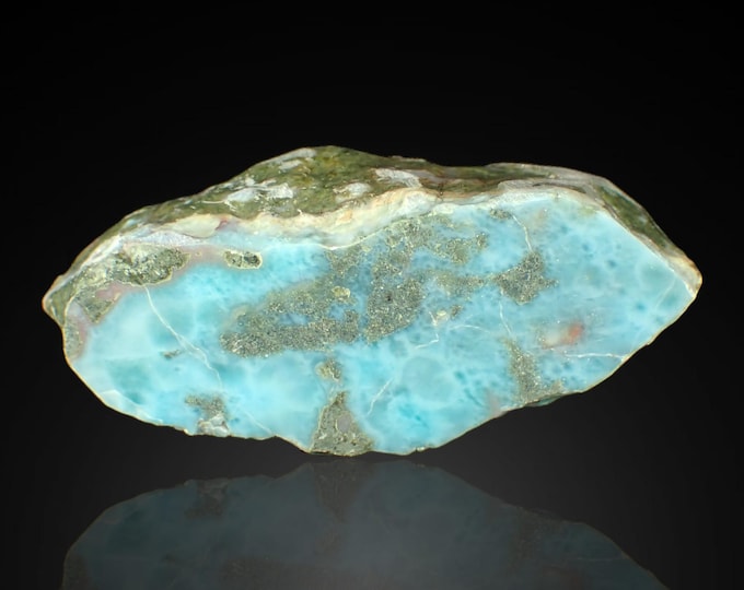 LARIMAR polished slice 6,8 x 3,3 x 2,7 cm DOMINICANA 13142