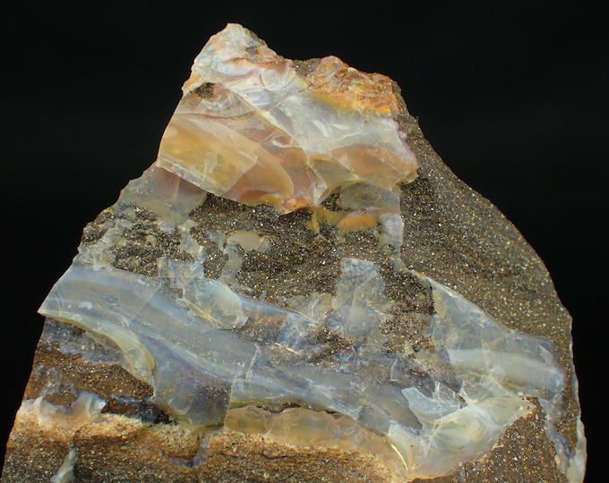 BOULDER OPAL rough 6,4 x 5,4 x 3,4 cm from AUSTRALIA
