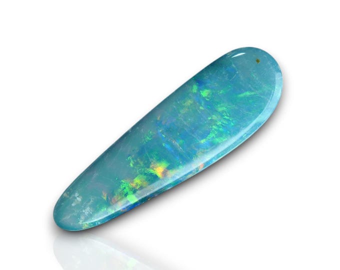 OPAL doublet cabochon 1,3 x 0,4 x 0,1 cm from AUSTRALIA
