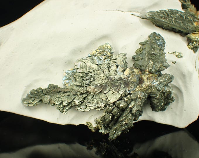 MARCASITE with pyrite crystals 7,7 x 3,6 x 3,5 cm GERMANY 12969
