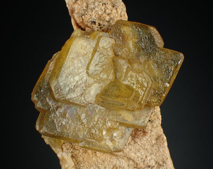 Barite Crystal Cluster Fluorescent – 12,5 x 4,3 x 3,7 cm – Peru *11380