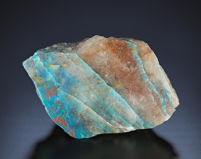 SHATTUCKITE polished specimen 5,7 x 3,5 x 2,7 cm from NAMIBIA